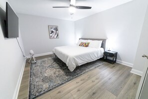 2 bedrooms, iron/ironing board, free WiFi, bed sheets