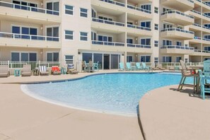 Indoor pool, a heated pool - Enclave 401: Beachfront, Tennis, & Stunning Views (Orange Beach)