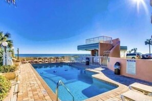 Indoor pool, outdoor pool