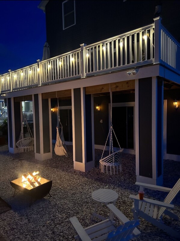 Terrace/patio - Relax at our Waterfront Home (Stafford Township)