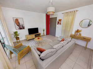 Comfort Apartment | Living area - Cocon Dumyse, proche du Jardin botanique (Petit-Bourg)