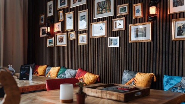 Sala de estar en el lobby