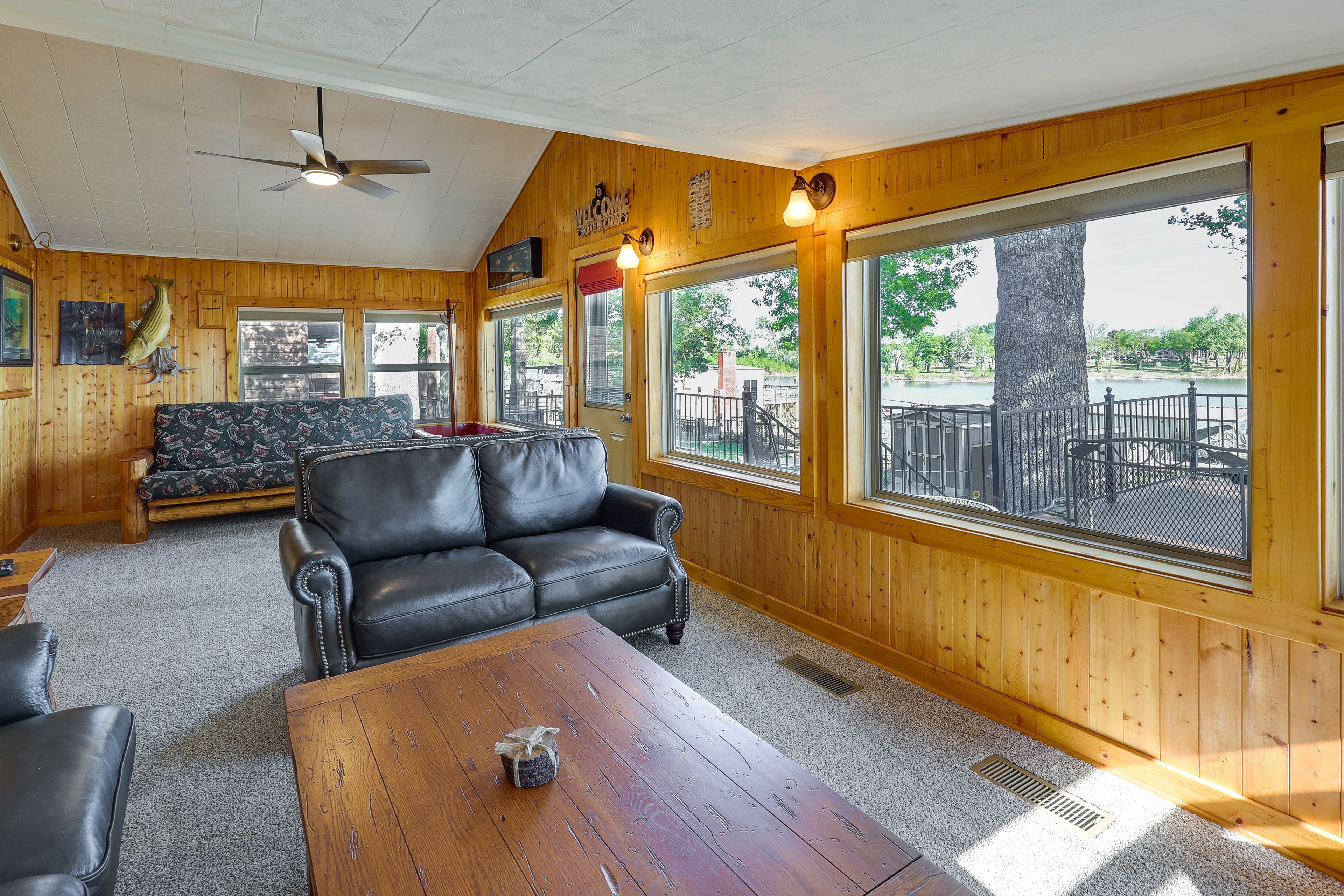 Pet-Friendly Grove Vacation Rental w/ Boat Dock!