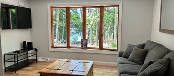 Beautiful waterfront home on Lake Sokokis. Enjoy private dock, kayaks, and canoe