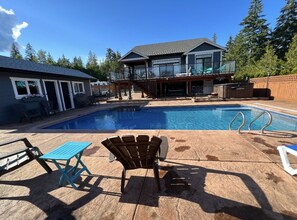 Udendørs pool, opvarmet pool