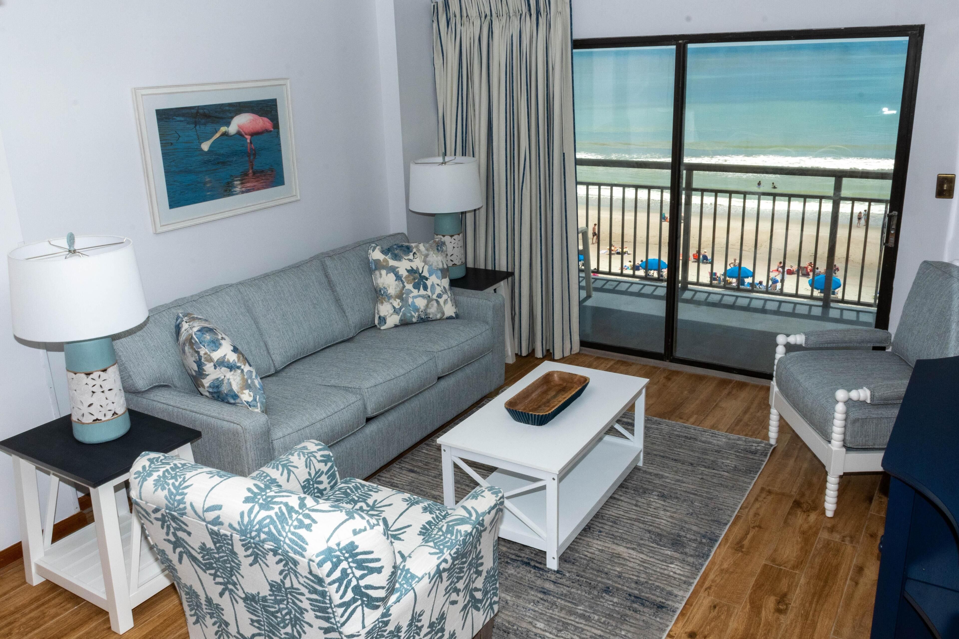 502 Direct Oceanfront 2 bedroom/2 bath condo