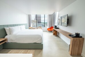 Deluxe King Room | 1 sovrum, sängtillbehör av högsta kvalitet, bäddmadrasser och minibar