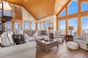 TV, ping pong, books, stereo