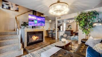 Smart TV, fireplace, offices