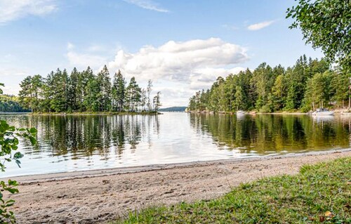 Beautiful home in Aremark with kitchen