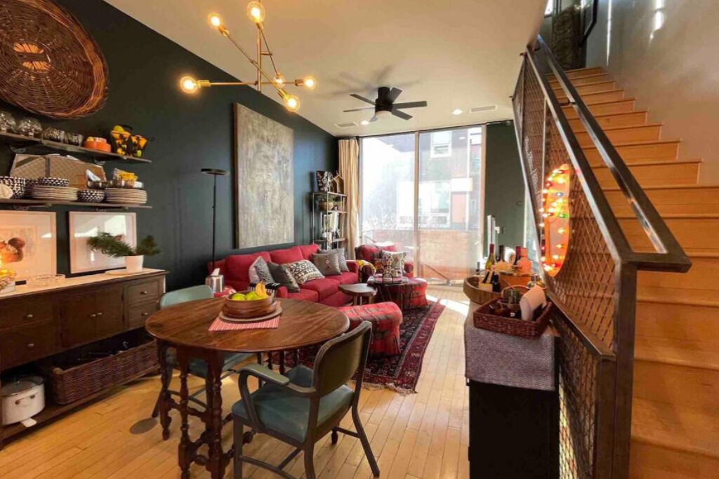 Unique to Santa Fe, this industrial-designed condo, close to the Railyard. 