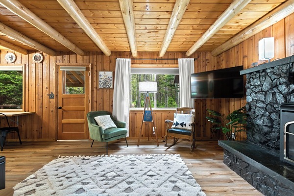 Smart TV and a reading nook