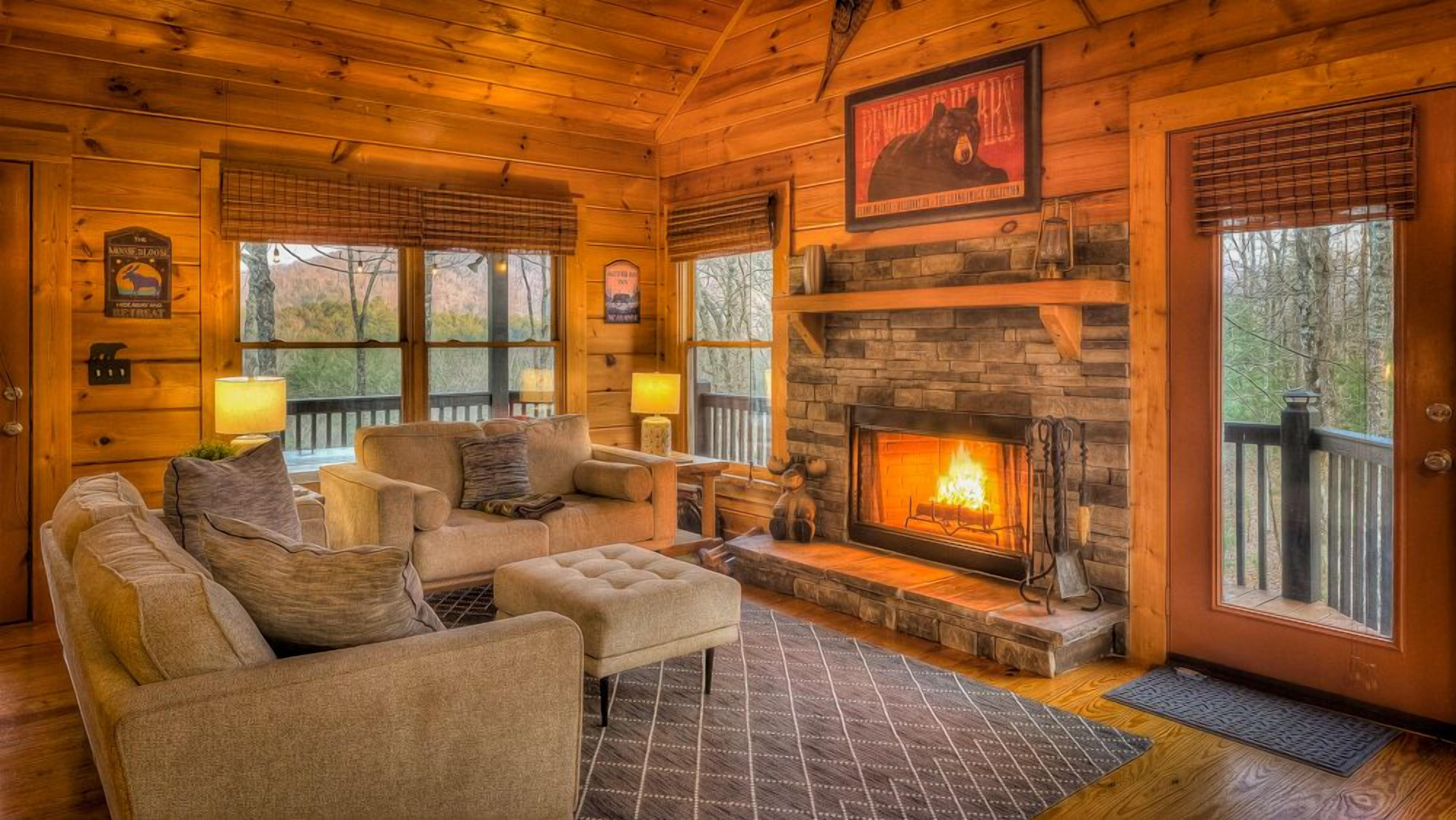 Smart-tv, eldstad, tv-spel och dvd-spelare