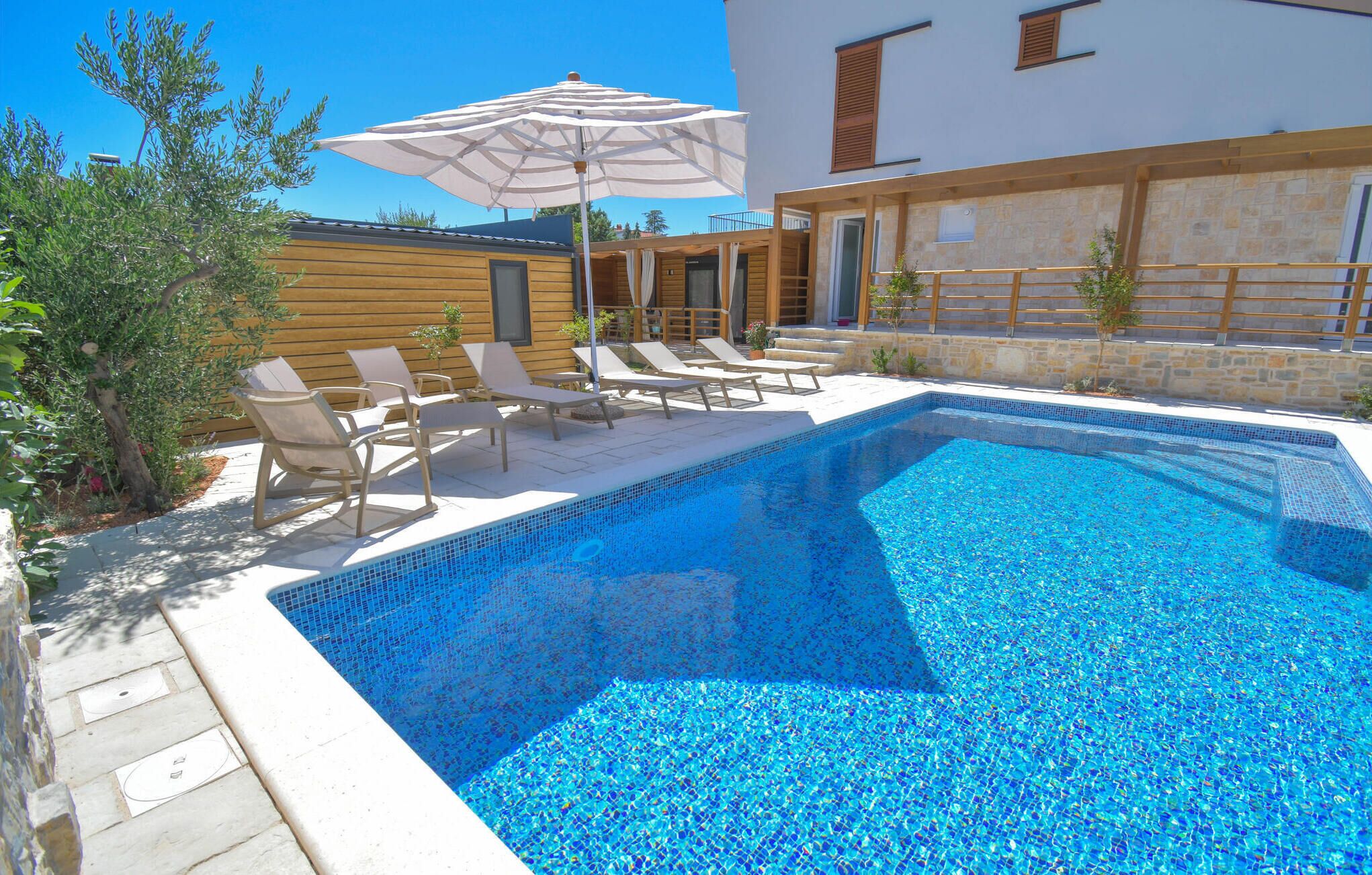Opvarmet pool
