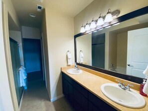 Towels, soap, toilet paper