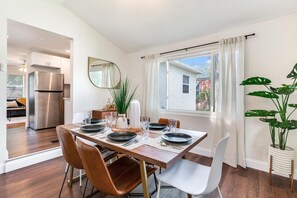 Dining room with seating for 6