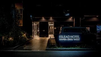 Front of property – evening/night
