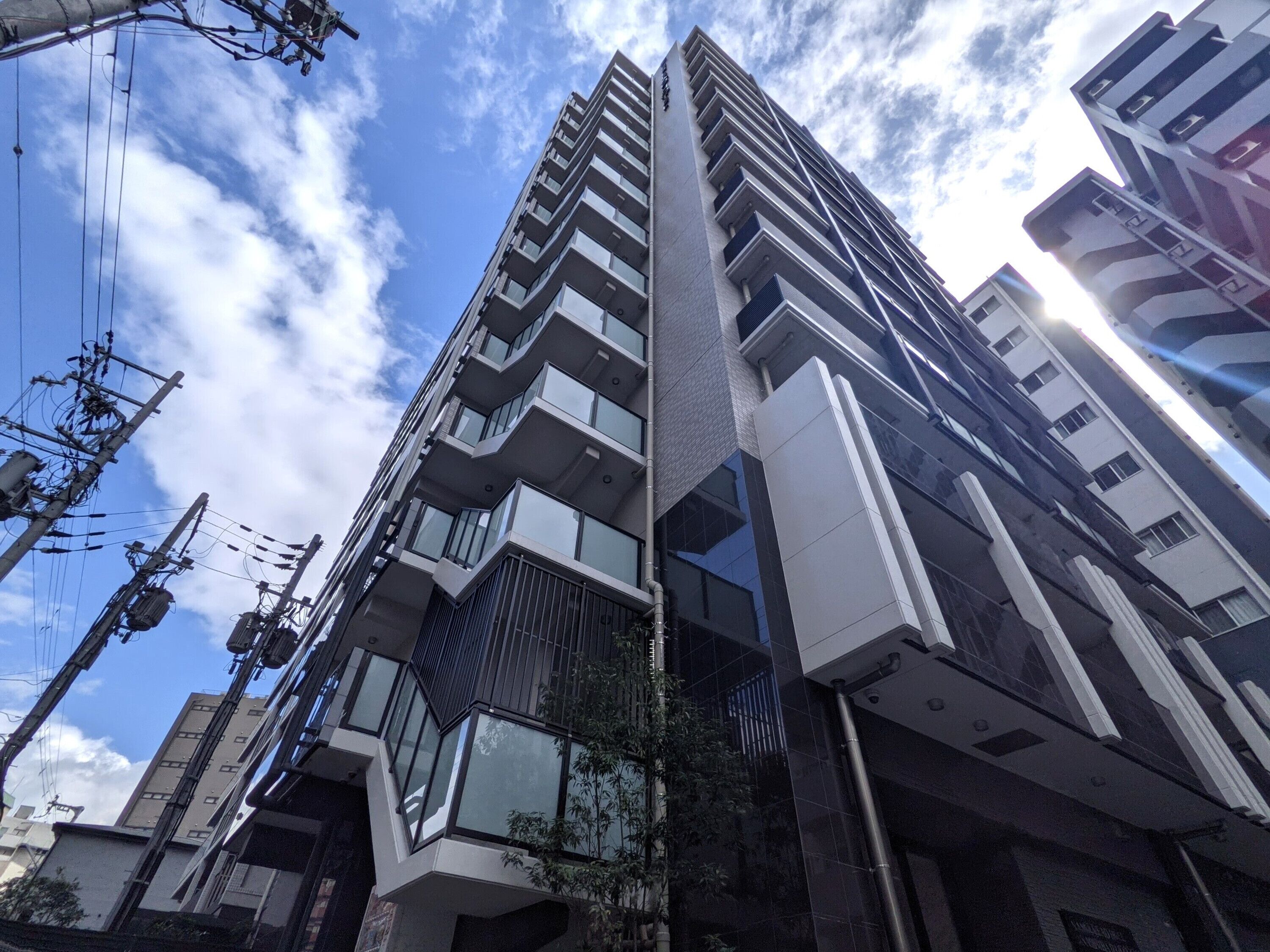 施設の正面