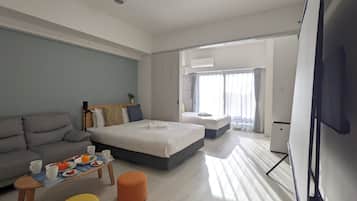 Ropa de cama de alta calidad y cortinas blackout