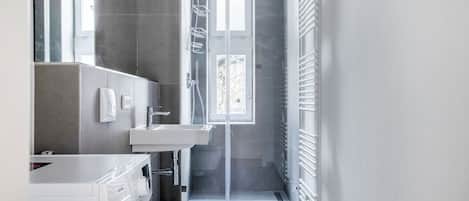 Hair dryer, towels