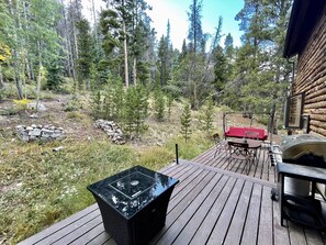 Outdoor dining - New! Beautiful Mountain House Located in the Town of Alma - Valley View (Alma)
