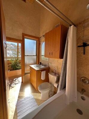 Bathroom - Spirit Traveler Earthship with Meditation Room (Tres Piedras)
