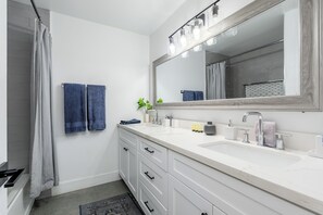 Hair dryer, towels