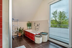 Badekar og håndklær
