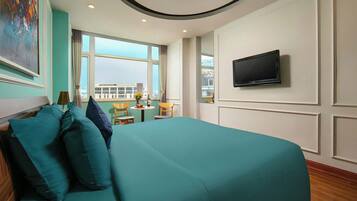 Habitación Deluxe doble | Minibar, escritorio, cortinas opacas y sistema de insonorización