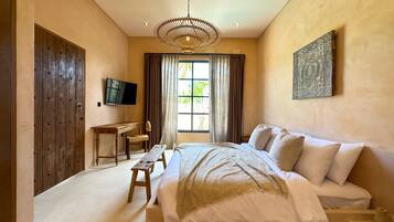 Vila, 2 kamar tidur | 2 kamar tidur, seprai katun Mesir, seprai premium, dan brankas
