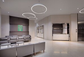 Sitteområde i lobbyen