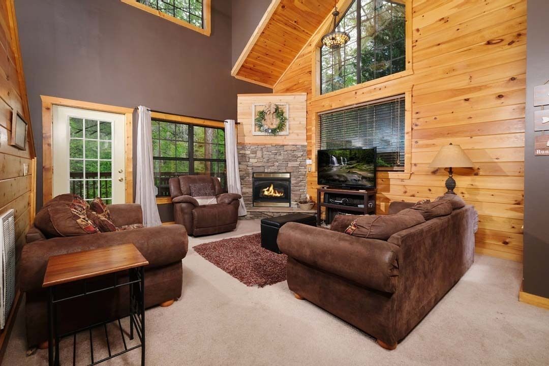 Smart TV, fireplace, video games