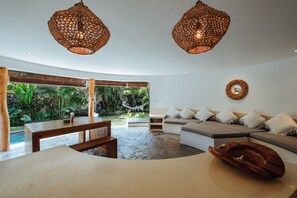 Villa, 1 Bedroom | Living area | 40-inch TV with digital channels - Barrels at Bingin (Pecatu)