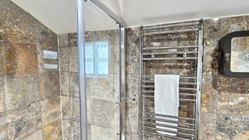 Shower, hair dryer