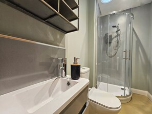 Shower, hair dryer