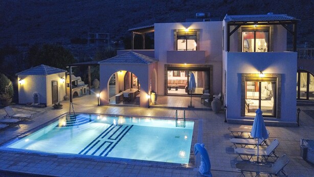 Pool - NEWLY LISTED Stunning Luxury 4 bedroom Villa in Lindos with large private pool! (Lindos)