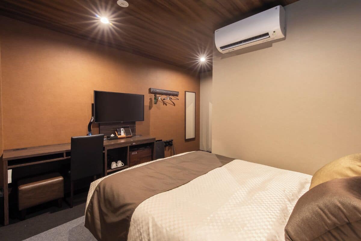 Deluxe tweepersoonskamer, niet-roken (Hakone View) | Een bureau, gratis wifi, beddengoed