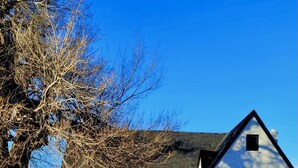 A single-story house with a brick exterior and a gabled roof. - The Capitol House (Oklahoma City)