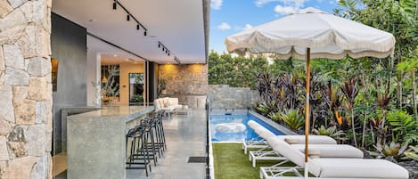Una piscina climatizada