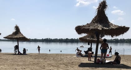 It is a quiet, clean and lovely place in the Danube meadow