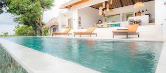 Luxury jungle villa with ocean view and private pool