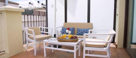 Maisonnette, balkon | Terras