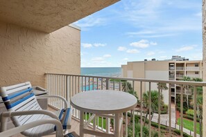 Property grounds - Beautifully updated 5th-floor oceanfront condo in Castle Reef, New Smyrna Beach. Enjoy stunning ocean, pool, and courtyard views. Community perks include a beachfront pool, gazebo, grills, and more—perfect for a relaxing beach getaway! (New Smyrna Beach)