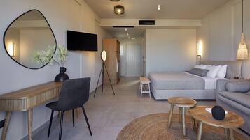 Suite superior | 1 dormitorio, caja fuerte, escritorio y sistema de insonorización