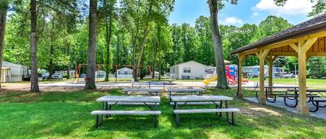 Opções para refeição ao ar livre