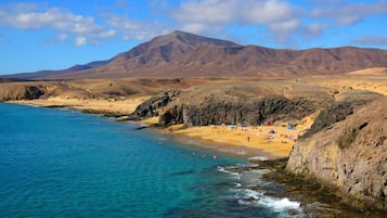 Beach nearby, white sand