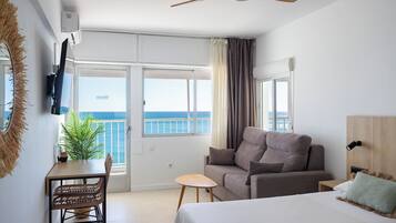 Studio Panorama, pemandangan laut | Wi-Fi gratis dan seprai linen