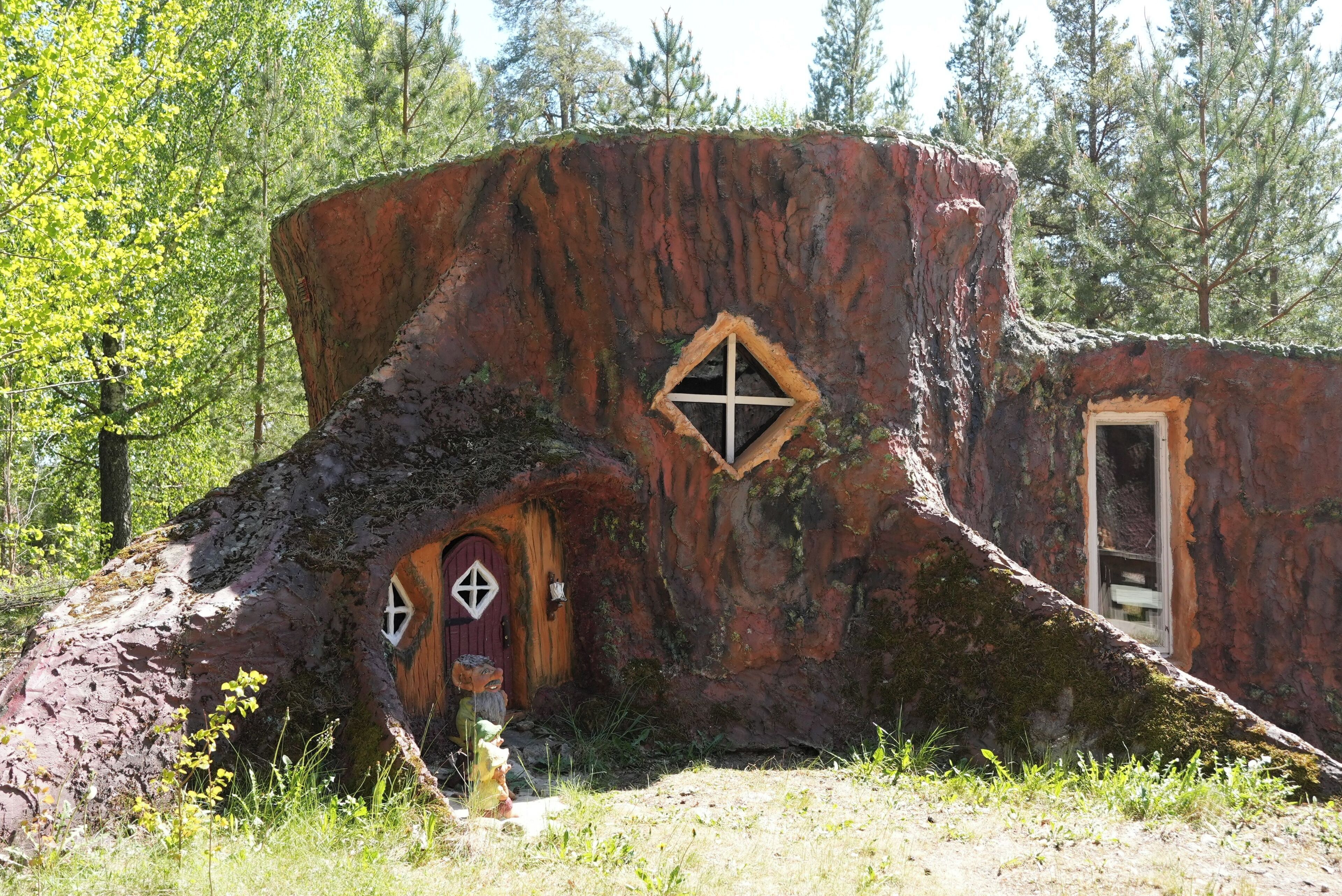 Casa en un árbol | Decoración individual, escritorio, cortinas opacas