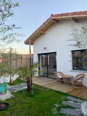 Terrace/patio - Villa et Maisonnette Indépendante Pour 2 Familles - Tarnos Plage (Tarnos)