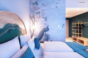 Literie hypoallergénique, coffres-forts dans les chambres